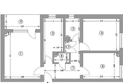 Vand apartament cu 3 camere + balcon Artego - 7