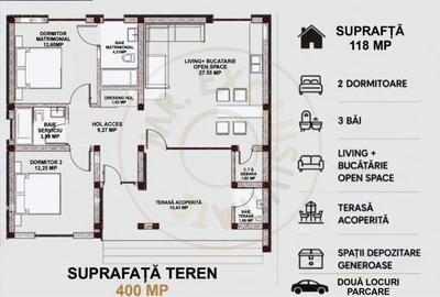 Casă individuală cu 3 camere cu Teren 400 Mp în Ștefănești - 6