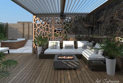 Penthouse 202 mp | 2 niveluri | Terase private | Proiect premium cu piscine | - 1