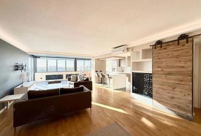 Apartament cu 3 camere semidecomandat, mobilat în Băneasa