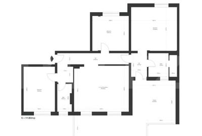 Penthouses 4 camere, 116 mp utili + terasa, zona Ghirodei - 1