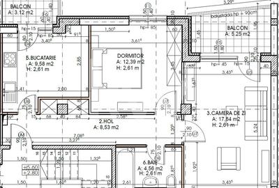 Apartament cu 2 camere decomandat, mobilat în Tractorul - 14