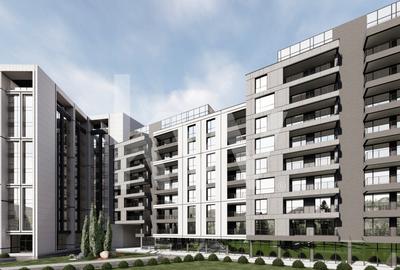 Apartament cu 3 camere decomandat în Noua