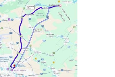 Teren de 1700 mp, în Fierbinți-Târg