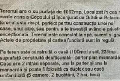 Casă cu 5 camere în Copou - 1