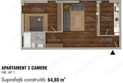 Apartament cu 2 camere decomandat în Central - 10