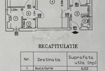 Apartament cu 2 camere semidecomandat, mobilat în Obor