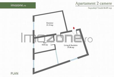 Str. Aramesti, 2 camere, 66 mp, parter/3, bloc tip vila, c-tie 1990, comision 0% - 13