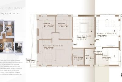 Apartament cu 3 camere decomandat în Republicii - 9