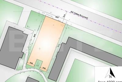 Teren de 1920 mp, în Calea București - 2