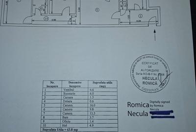 Apartament cu 3 camere semidecomandat, mobilat în Brâncoveanu - 3