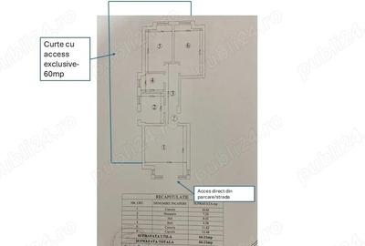 Apartament cu 3 camere decomandat în Galata