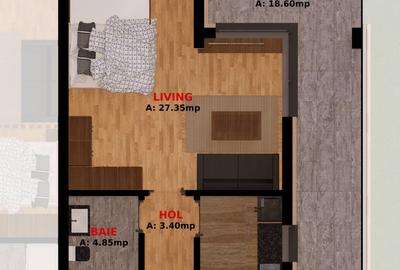 Garsoniere cu Terasa si Apartamente doua camere,  Comision 0% - 6