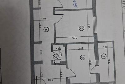 Apartament cu 3 camere decomandat în Paltin