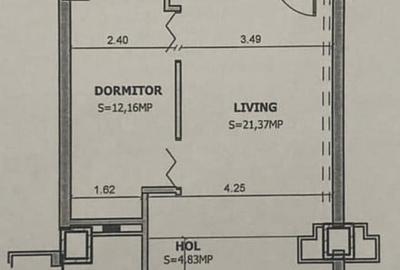 Apartament cu 2 camere semidecomandat, mobilat în Central - 10