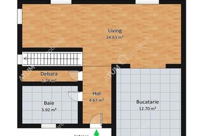 Casa cu 4 camere 2 bai si teren de 230 mp Selimbar - 6