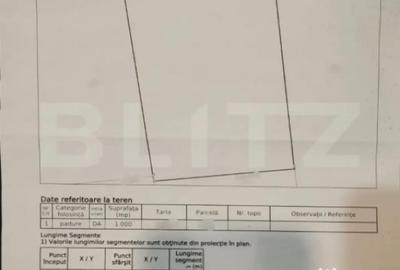 Teren de 1000 mp, în Central - 3