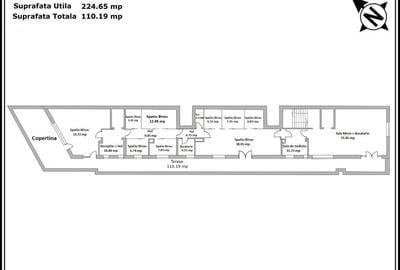 Grozăvești – Hotel Sir Orhideea Spațiu de birouri 224 mp utili - 3