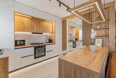 Apartament cu 3 camere decomandat, mobilat în Tractorul - 2