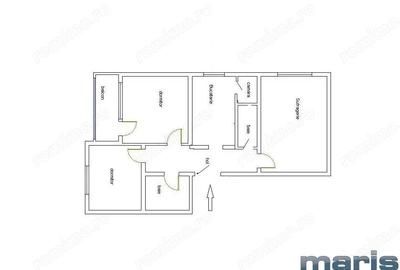Apartament cu 3 camere decomandat în Tudor Vladimirescu - 1