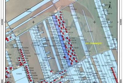 Teren de 10627 mp, în Domnești