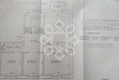 Apartament cu 4 camere de vanzare la etajul 3 in Nufarul - 10