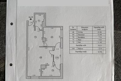Apartament cu 2 camere semidecomandat în Km 4-5 - 1