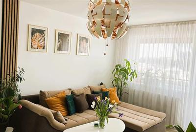 Apartament cu 2 camere decomandat, mobilat în Tractorul - 2