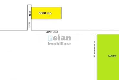 Voluntari - Matei Millo Teren 5600 Mp Utili, Deschidere 49 Ml - 1