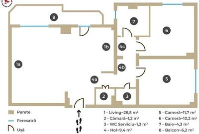 PET friendly! Decomandat, loc parcare, Centrul Civic, Brasov - 16