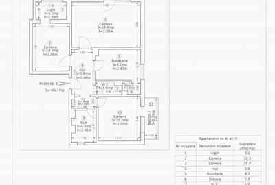 Apartament cu 3 camere decomandat, mobilat în Lipovei - 16