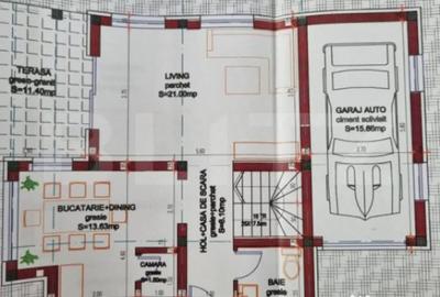 Casă cu 4 camere cu Teren 603 Mp în Someșeni