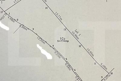 EXCLUSIVITATE! Teren intravilan, 710 mp,regim D+P+E+Er, zona - 2