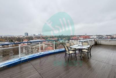Penthouse cu 2 camere semidecomandat, mobilat în Aviatorilor - 1