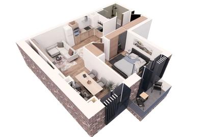 Apartament cu 2 camere în Ultracentral - 3