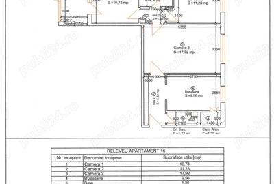 Apartament 3 camere, 76.6mp, Pta Iuliu Maniu, mobilat, echipat - 3