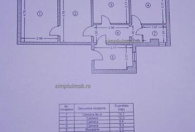 Apartament cu 4 camere în Sălăjan - 3