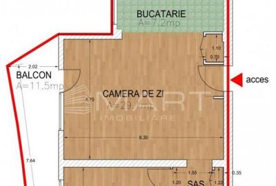 Apartament 2 camere la cheie 59mp Mihai Viteazul - 1