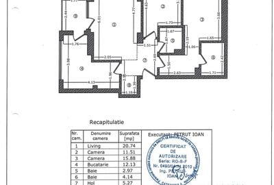 Apartament cu 3 camere decomandat în Lujerului - 3