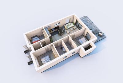 Vilă individuală cu 4 camere, parter, 400 mp teren City Nord Tunari - 6