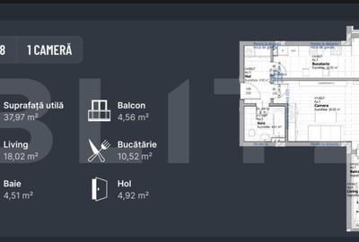 Garsonieră decomandată în Tătărași - 2