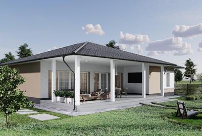 Casă cu 4 camere cu Canalizare în Balotești - 2