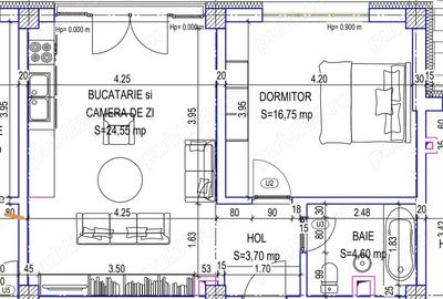 Garsonieră decomandată în Central - 2