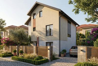 Casă individuală cu 5 camere cu Teren 326 Mp în Exterior Est