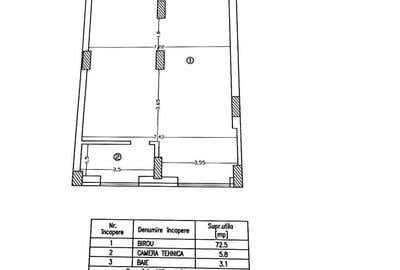 Copou - Aleea Sadoveanu, spatiu birouri 81.4mp - inchiriere - 2