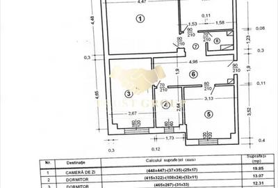 Apartament cu 3 camere decomandat, mobilat în Păcii - 7