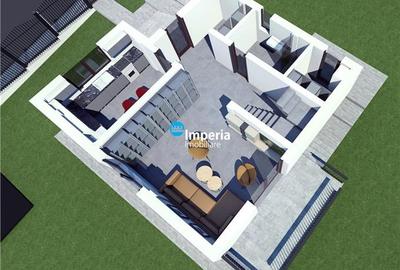 Vila P+E 126 mp, beci, 465 teren, Asfalt, Omenia, Valea Adanca - 2
