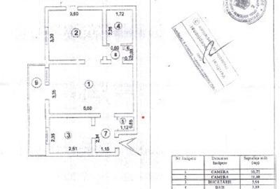 Vand apartament 2 camere semidecomandate, parter, Mazepa 1 - 2