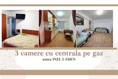 Apartament cu 3 camere decomandat, mobilat în Inel I - 1