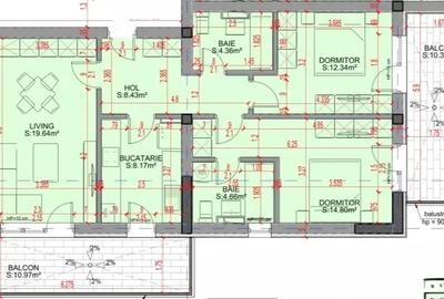Apartament cu 3 camere decomandat în Theodor Pallady - 11